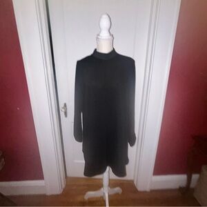 Zara Mock Neck Flowy Long Sleeve NWT small